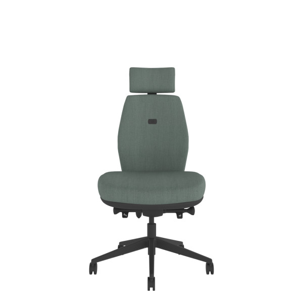 Solo Medium Back Large Seat Chair with Headrest